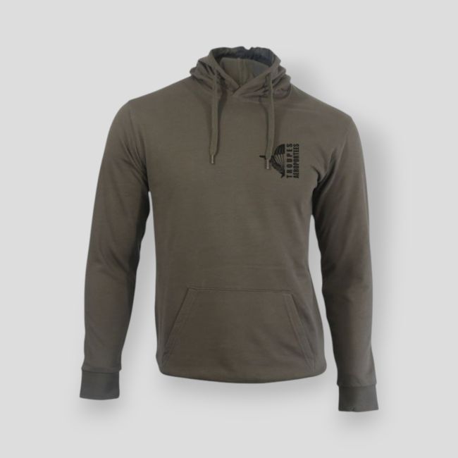 Sweat-shirt zippé Troupes Aéroportées Design - Kaki - Summit Outdoor Lifestyle