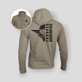 Sweatshirt mit Reißverschluss Luftlandetruppen Design - Light Sand - Summit Outdoor Lifestyle