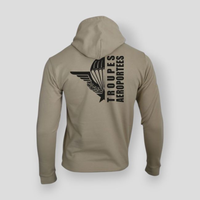 Sudadera con cremallera Tropas Aerotransportadas Design - Light Sand - Summit Outdoor Lifestyle