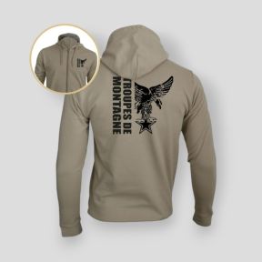 Sudadera con cremallera Troupes de Montagne Design - Light Sand - Summit Outdoor Lifestyle