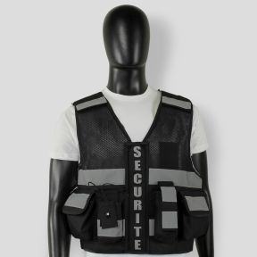 Thor Mesh Vest Particuliere Beveiliging - Zwart - VVS