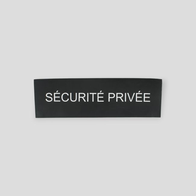 Banda dorsal con velcro Sécurité Privée