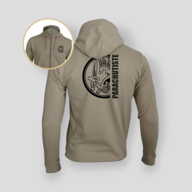 Sweatshirt met rits Parachutiste Métro Design - Light Sand - Summit Outdoor Lifestyle