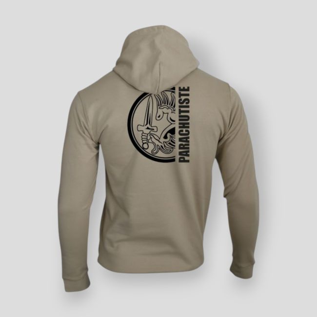 Sweat-shirt zippé Parachutiste Métro Design - Light Sand - Summit Outdoor Lifestyle