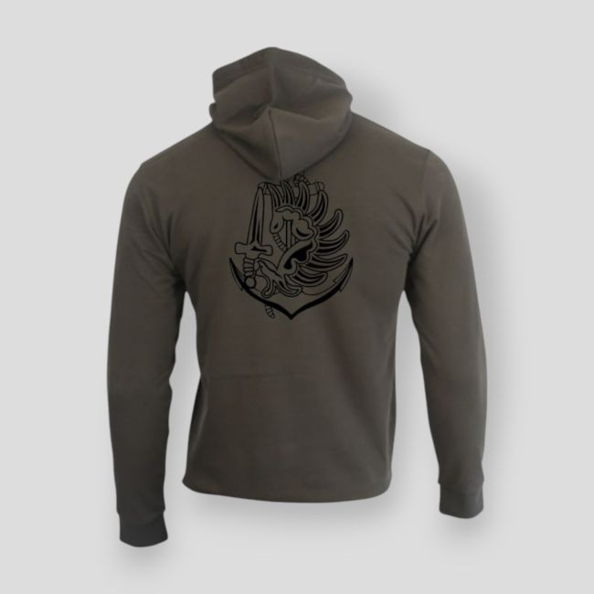 Sudadera con cremallera Paracaidista Colo Design - Caqui - Summit Outdoor Lifestyle