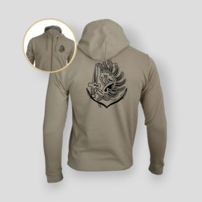 Felpa con zip Parachutiste Colo Design - Light Sand - Summit Outdoor Lifestyle