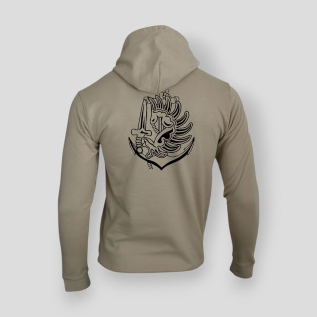 Sweat-shirt zippé Parachutiste Colo Design - Light Sand - Summit Outdoor Lifestyle