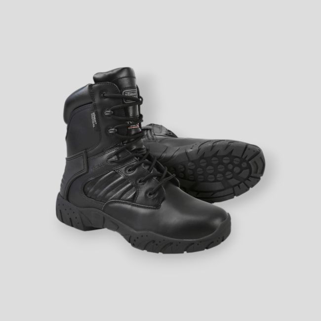 Chaussure Tactical cuir Noir - Kombat Tactical