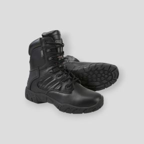 Schoenen Tactical Pro 1 rits leer - Zwart - Kombat Tactical
