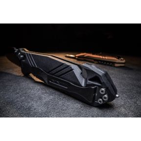 Scyzoryk C.A.C.® (ostrze ząbkowane) - Czarny - TB Outdoor