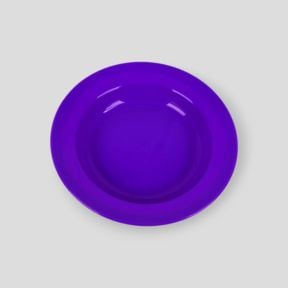 Diep plastic bord 22cm - Paars - Highlander