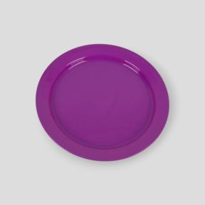 Piatto piano in plastica 24cm - Viola - Highlander Outdoor