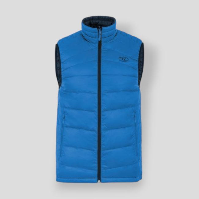 Chaleco sin mangas reversible - Azul/Azul Marino - Highlander Outdoor