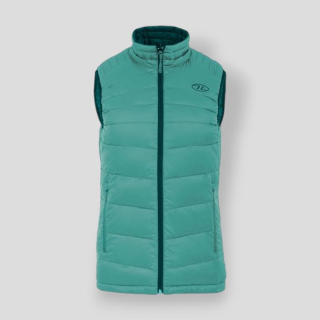 Gilet senza maniche reversibile donna - Smeraldo/Menta - Highlander Outdoor
