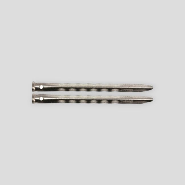 Set van 50 tentharingen met hoek 21,5cm - Highlander