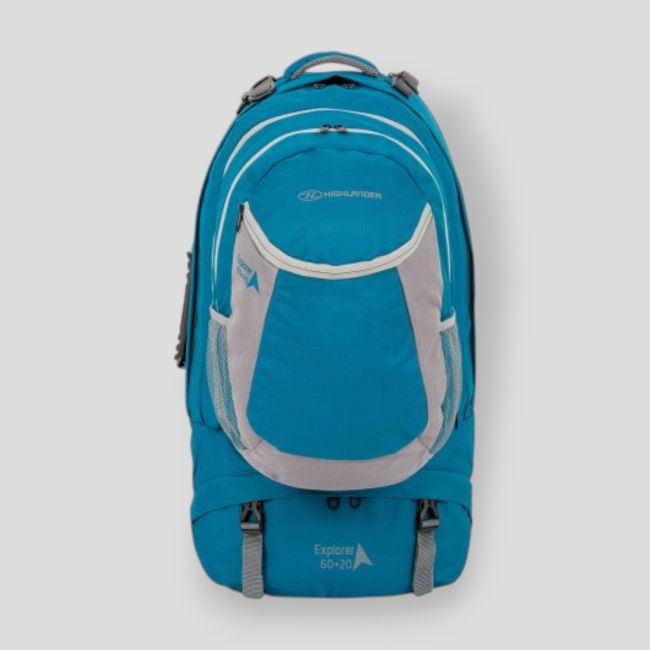 Mochila X-Plorer 60+20L - Azul - Highlander Outdoor