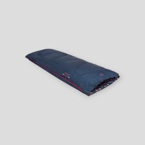Saco de dormir rectangular Sleepline 250 (5° a 8°C y +) - Azul Floral - Highlander Outdoor