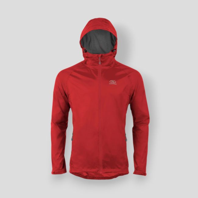 Veste imperméable Stow & Go - Rouge - Highlander