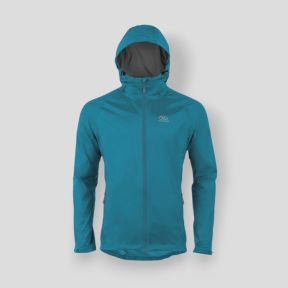 Wasserdichte Jacke Stow & Go V2 - Petrolblau - Highlander