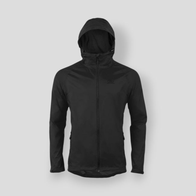 Waterdichte jas Stow & Go V.2 - Zwart - Highlander
