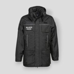 Parka Sécurité Privée - Noir - CityGuard