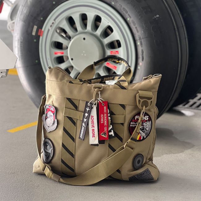 Sac pour casque FURTIF nouvelle génération Bleu/Jaune - Dimatex