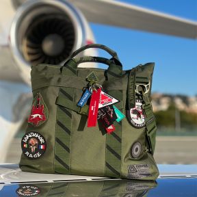 Sac pour casque FURTIF nouvelle génération Noir/Vert - Dimatex