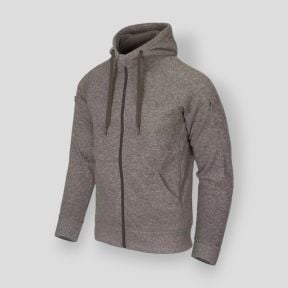 Covert Tactical Hoodie (Fullzip)® - Melange Lichtbruin - Helikon