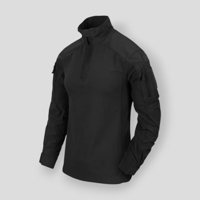 mcdu combat shirt® - nyco ripstop - black - helikon
