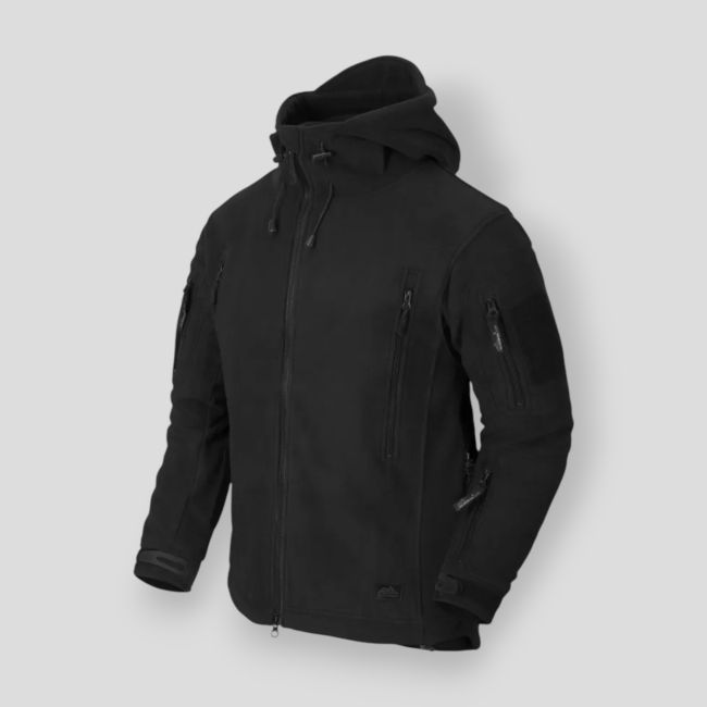 patriot jacket - double fleece - black - helikon