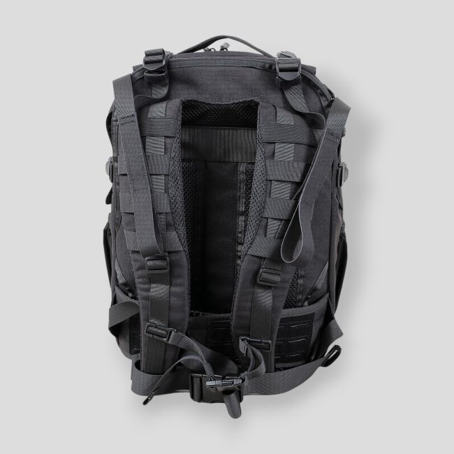 Sac à dos tactique 33L Faucon avec porte-plaque extractible - Noir - Patrol Equipement