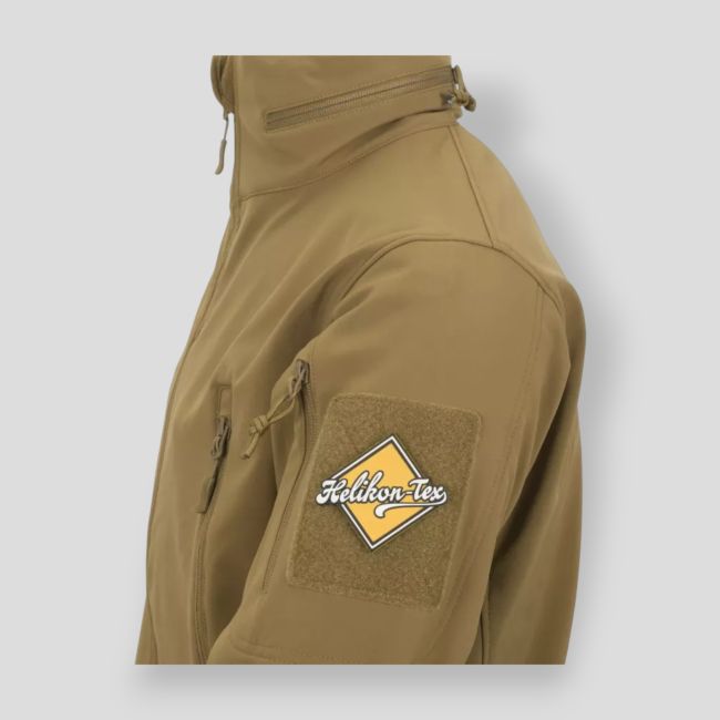 gunfighter jacket - shark skin windblocker - coyote - helikon