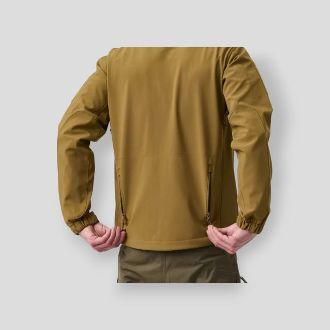 gunfighter jacket - shark skin windblocker - coyote - helikon