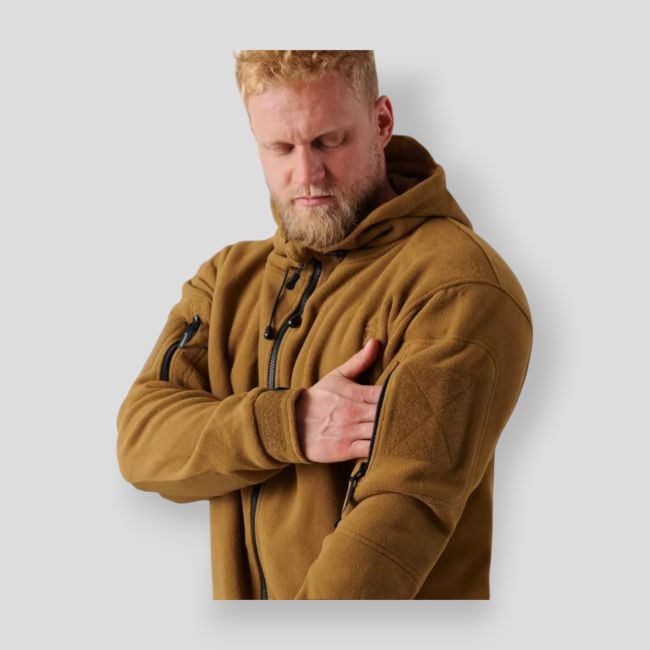patriot jacket - double fleece - coyote - helikon