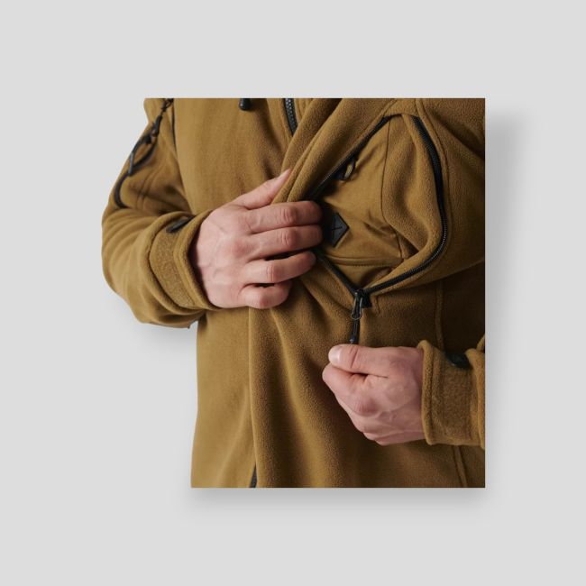 patriot jacket - double fleece - coyote - helikon