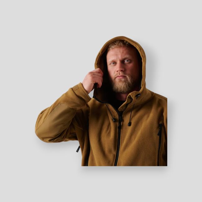 patriot jacket - polar duplo - coyote - helikon