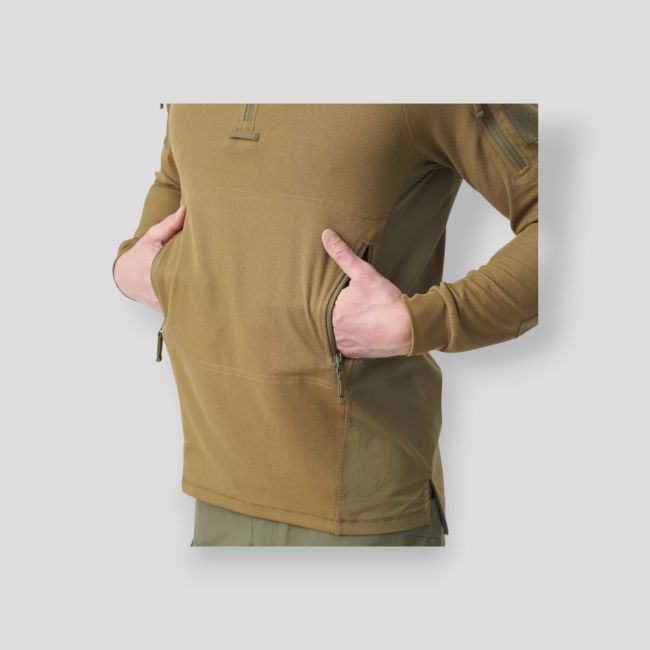 range hoodie - topcool - coyote/adaptive green - helikon
