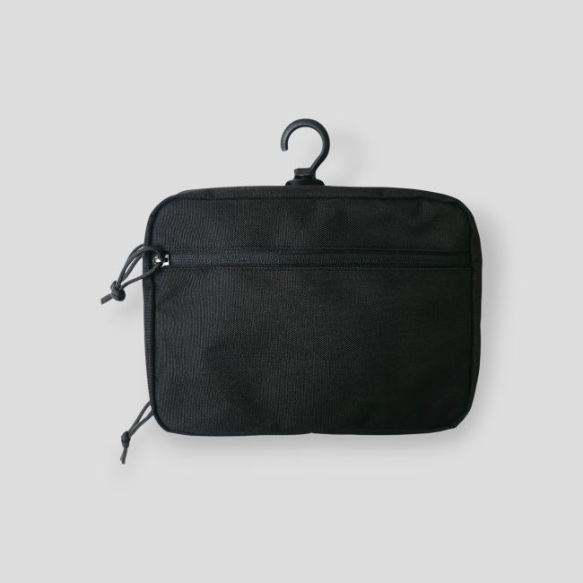 Necessaire de toilete suspenso com espelho - Preto - OPEX