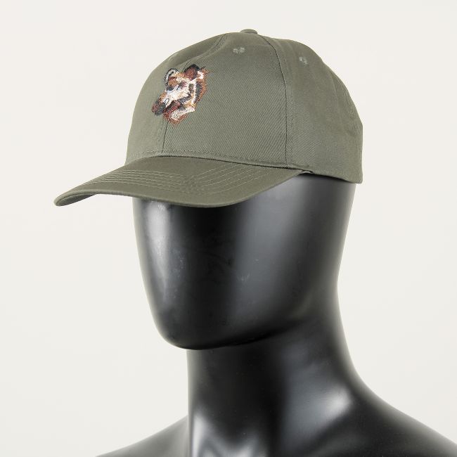 Czapka myśliwska z haftowanym dzikiem - Khaki - Percussion
