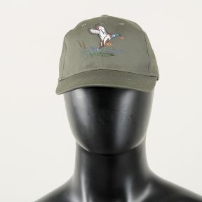 Gorra de caza con pato bordado - Caqui - Percussion