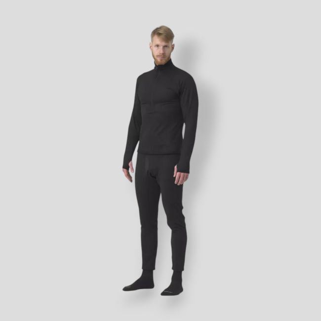 Ondergoed (lange onderbroek) US LVL 2 - Zwart - Helikon