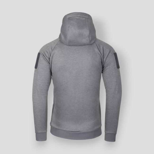 urban tactical hoodie (fullzip)® - melange grey - helikon