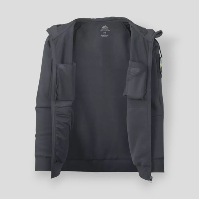 urban tactical hoodie lite (fullzip)® - grey - helikon