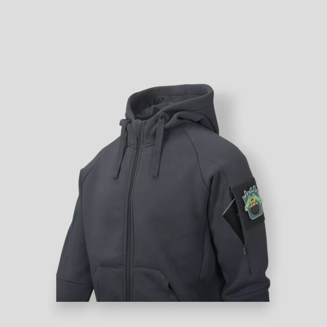 urban tactical hoodie lite (fullzip)® - grey - helikon
