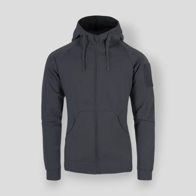 urban tactical hoodie lite (fullzip)® - grey - helikon