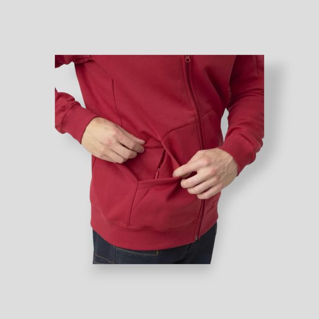 urban tactical hoodie lite (fullzip)® - red - helikon