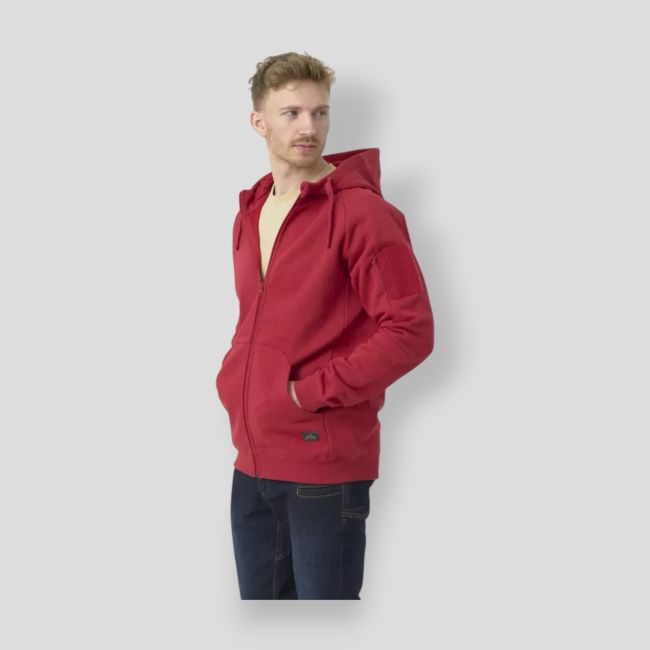 Urban Tactical Hoodie Lite (Fullzip)® - Rood - Helikon