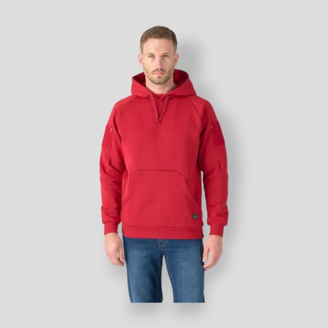 Urban Tactical Hoodie Lite (Kangaroo) - Rot - Helikon