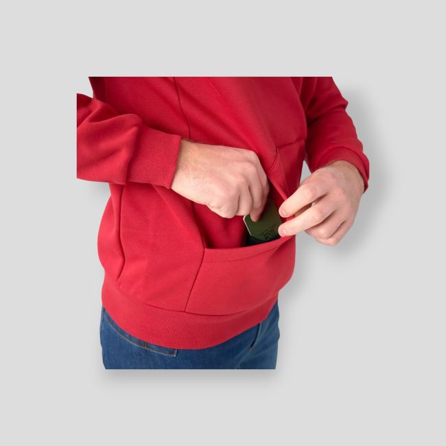 urban tactical hoodie lite (kangaroo) - red - helikon