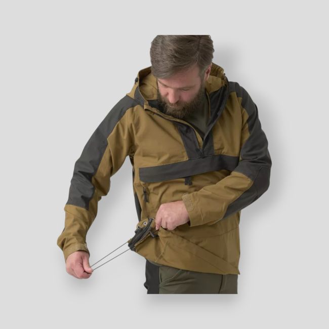 woodsman anorak jacket® - coyote / ash grey - helikon